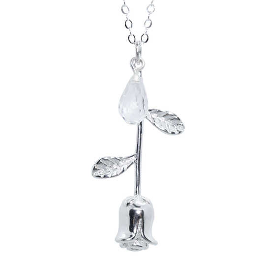 Сребърно бижу  колие в подаръчна кутия