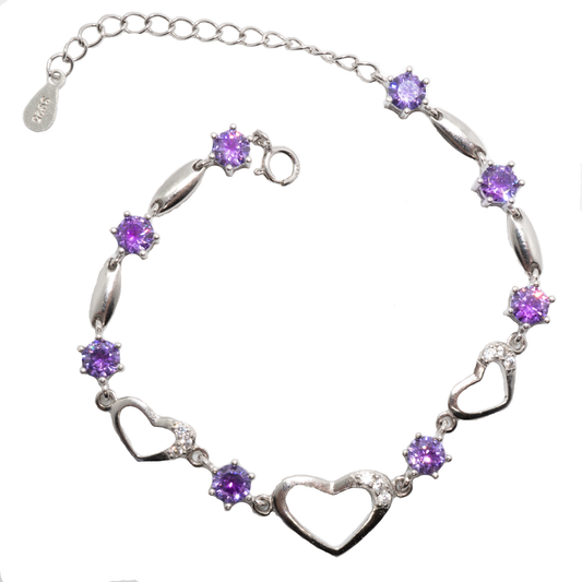 Сребърно бижу  колие в подаръчна кутия