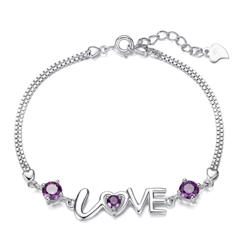 Сребърно бижу  колие в подаръчна кутия