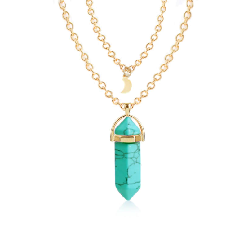 Сребърно бижу  колие в подаръчна кутия